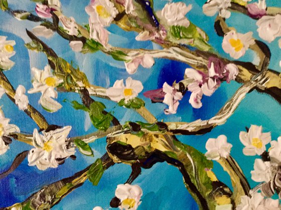 Almond blossom inspired by Vincent Van Gogh