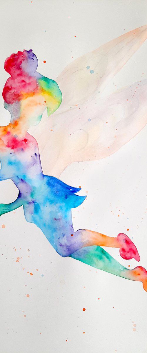 Colorful fairy by Luba Ostroushko