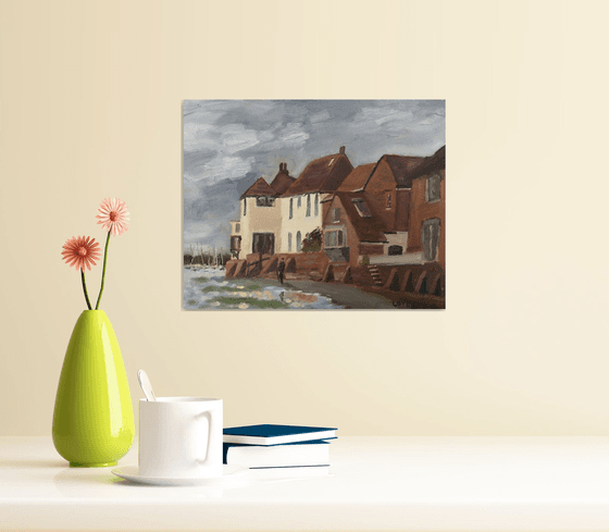 Bosham Sussex, an impressionist oil painting