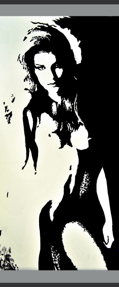 Reserved-Tracey, Black and white 13 by Simona Tsvetkova