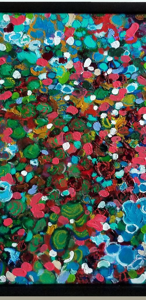 Bok Gardens I, 20 x 18". by Margaret Juul