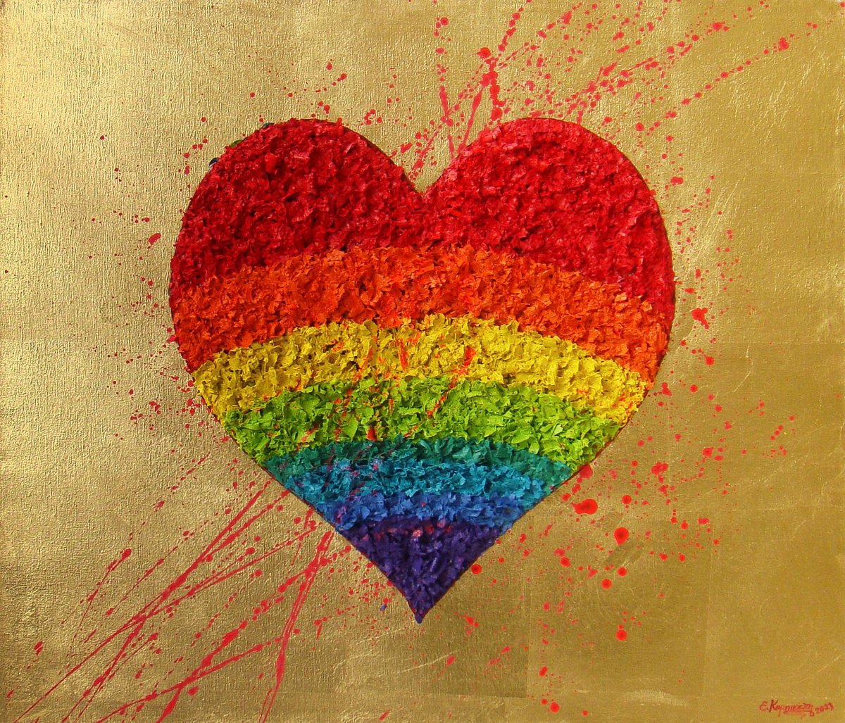 27.5 - ? Rainbow, heart, love by Irini Karpikioti