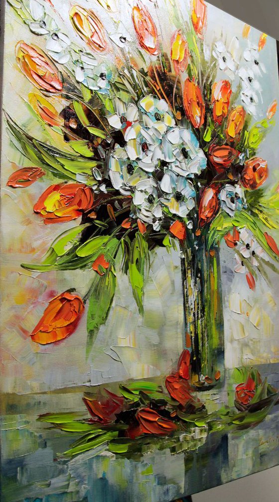Flowers painting Colour Touch