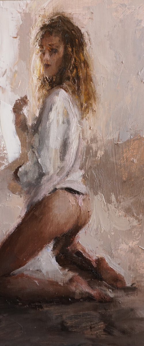 Jacket girl by Manuel Leonardi