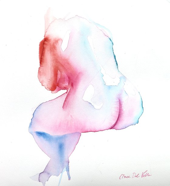 Nude painting "In Fluid Form II"