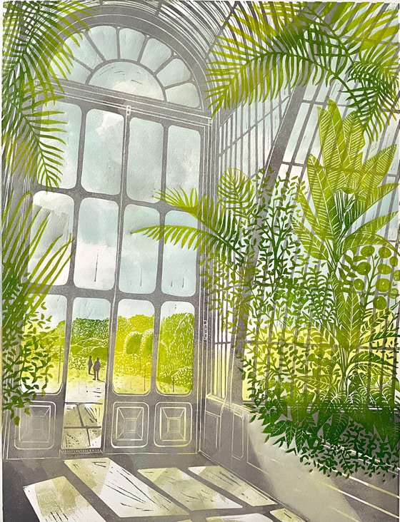 Looking Out of the Palm House