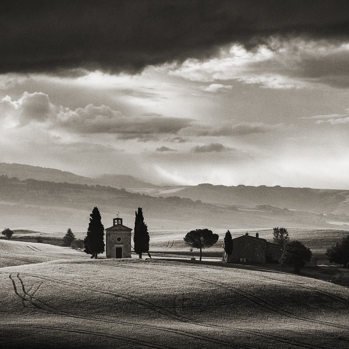 Chapel in Tuscany - Limited edition 1 of 5 by Peter Zelei