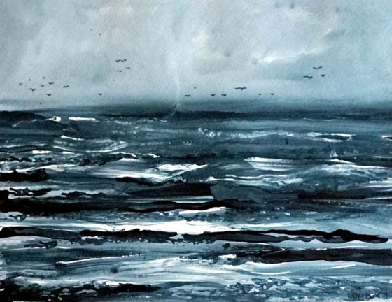 Grey Sky Seascape