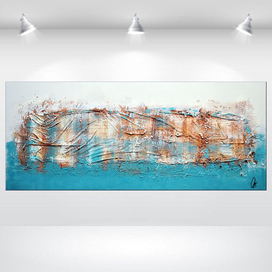 Milchstrasse  - Abstract Art - Acrylic Painting - Canvas Art -  Abstract Painting - Industrial Art