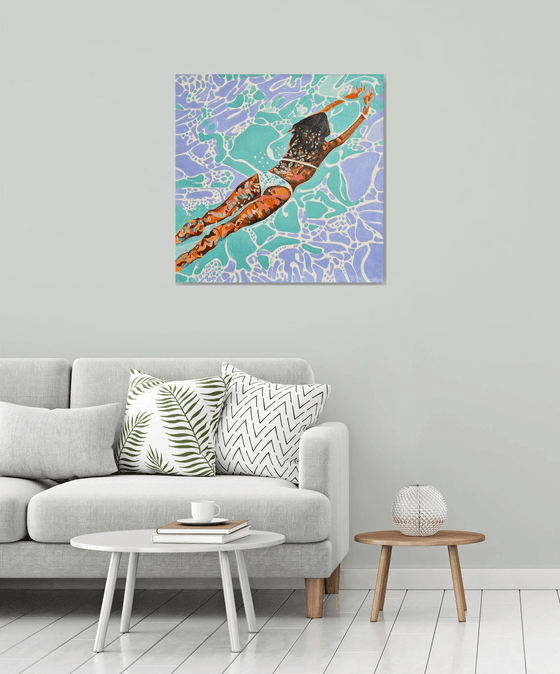 Underwater Pastel Green