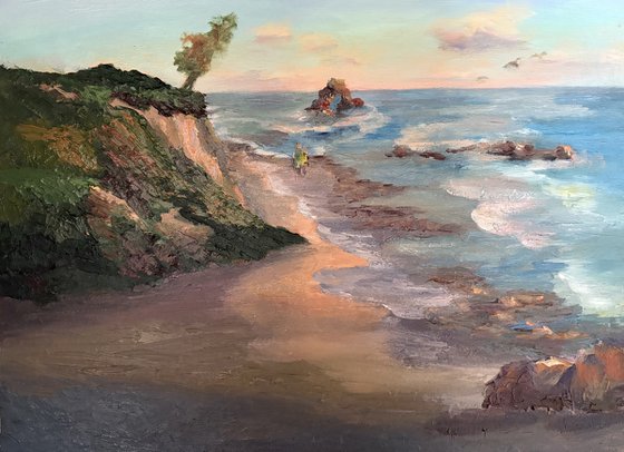 Corona Del Mar at Sunset