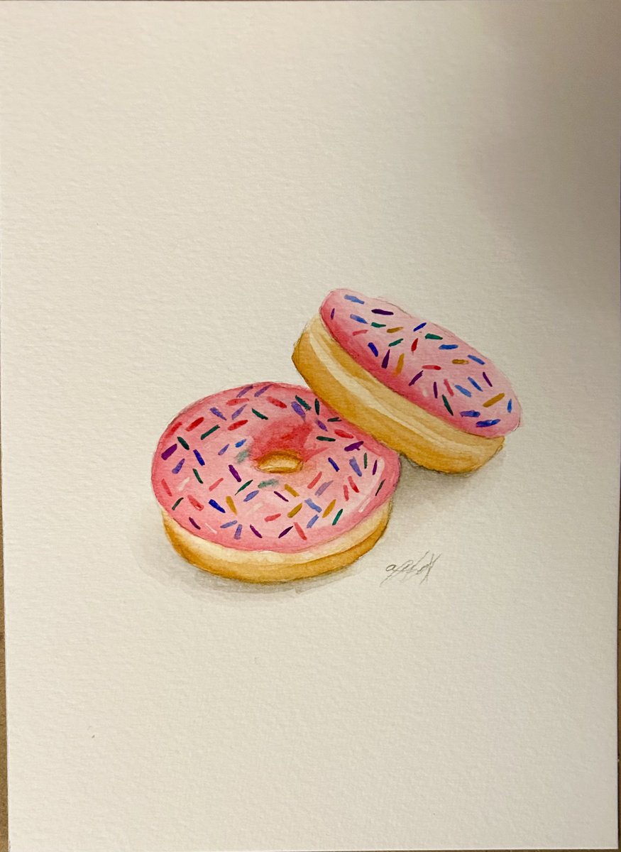 2 donuts by Amelia Taylor