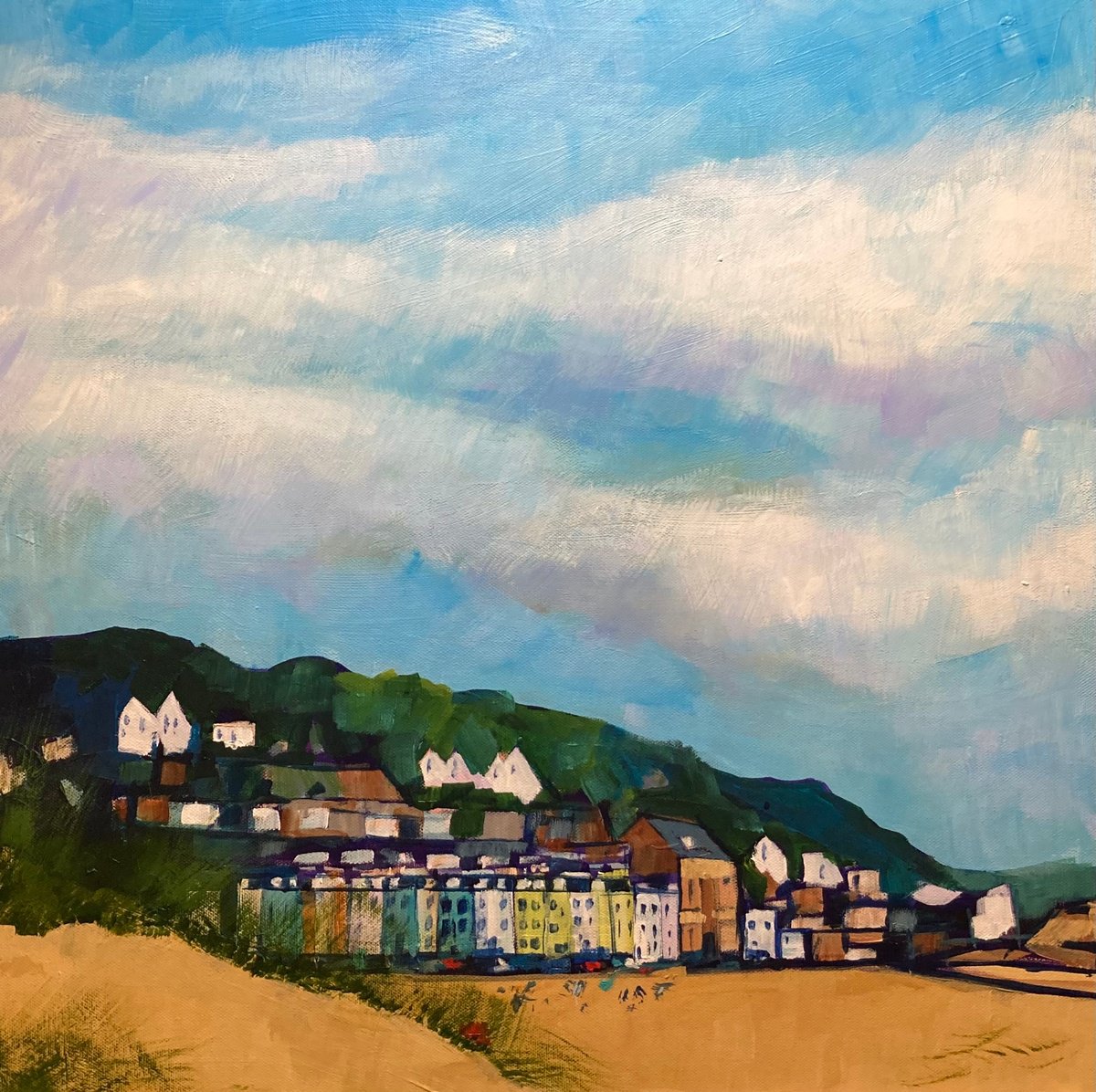 Aberdovery Sky By Stuart Roper, 20 X 20, Artwork For Sale On Artfinder