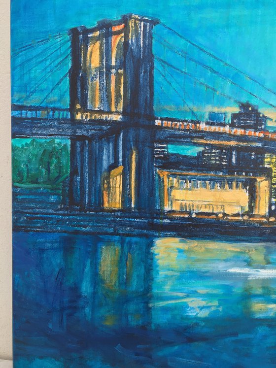 Brooklyn Bridge to Manhattan