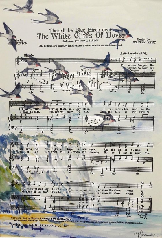 Bluebirds Cliffs Dover