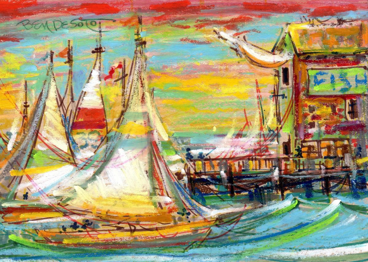 Fishing Boats by Ben De Soto