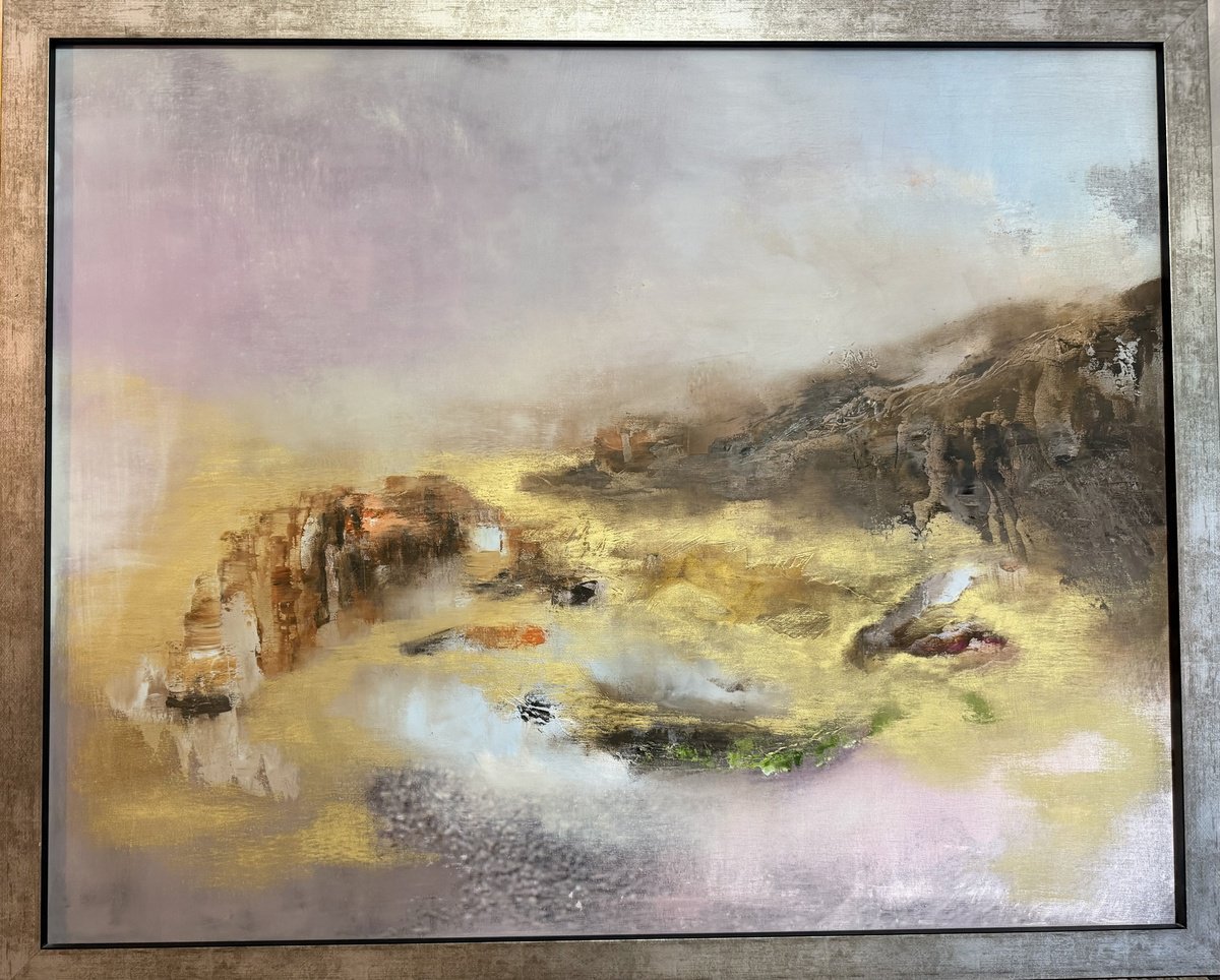 Expressive Oil Painting , Where Light Rests By Ludmila Budanov, 42 X 34, Artwork For Sale On Artfinder