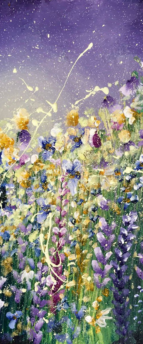 spotlight (small painting, requires framing) by Emma Sian Pritchard