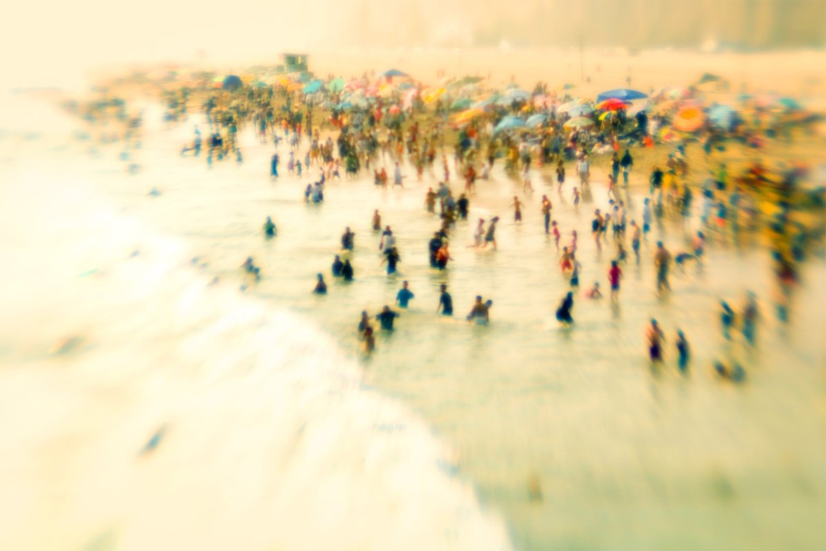 Impressionistic Landscape Photograph By Robert Tolchin, 20 X 16", Deja Vu, Original Artwork