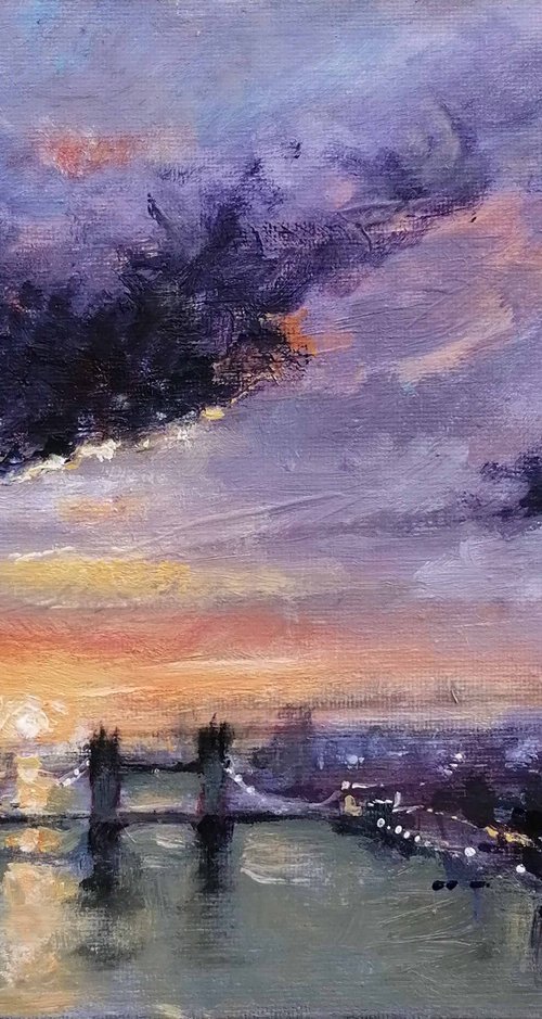 The City below, London by Alan Harris