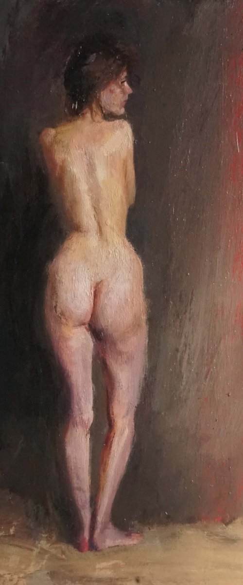 Red curtain by Manuel Leonardi
