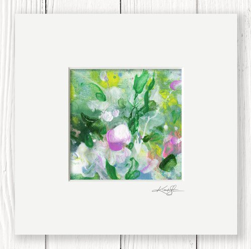 Among The Blooms 33 - Floral Abstract Painting by Kathy Morton Stanion by Kathy Morton Stanion