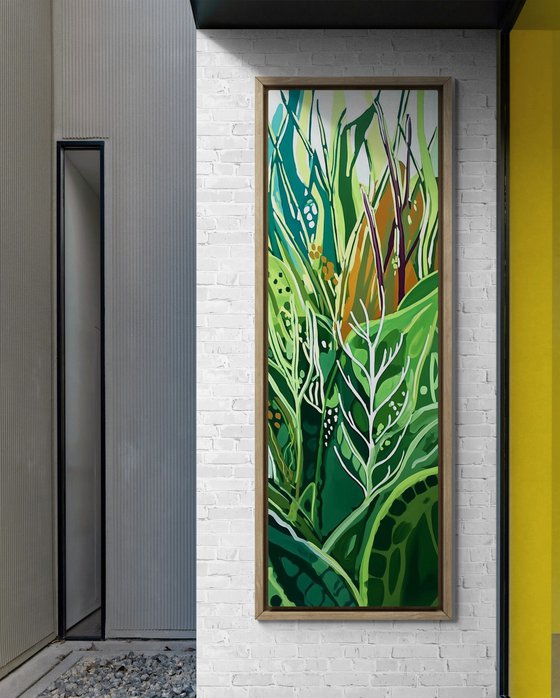 Magic Greenery #6 green painting