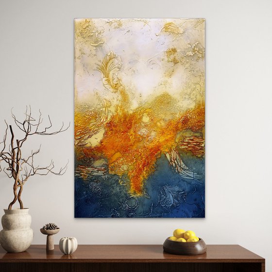 Rising Over Deep Blue