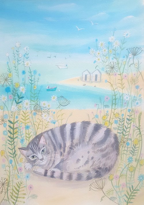 Tabby by the Sea by Mary Stubberfield