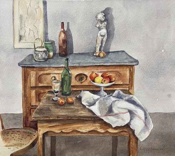 In Cézanne's atelier