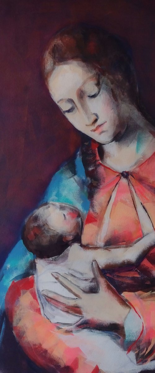 Mannerist madonna by Marina Del Pozo