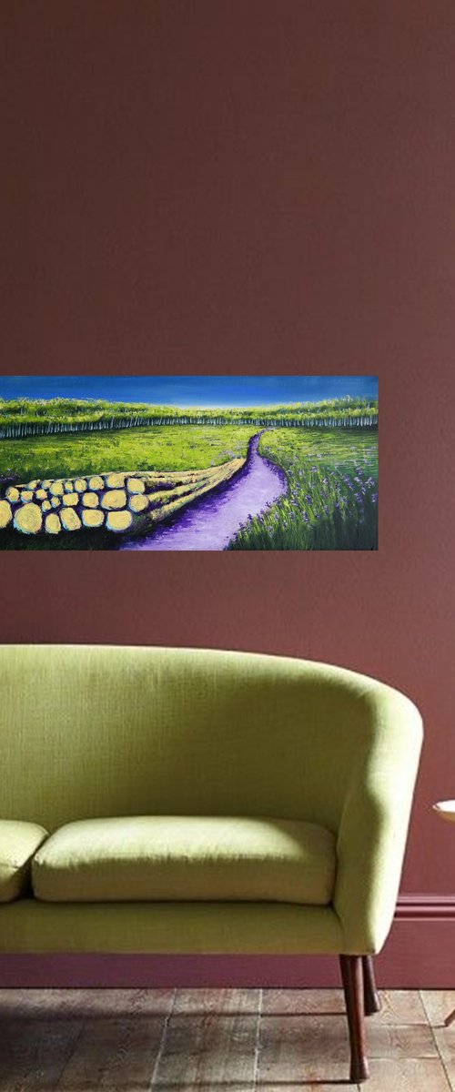 The woods II - after Hockney by Danijela Dan