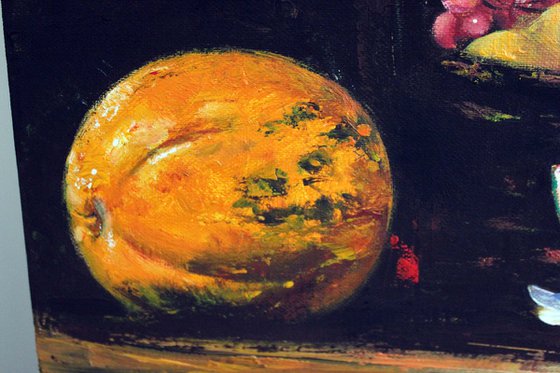 -Still life with watermelon-