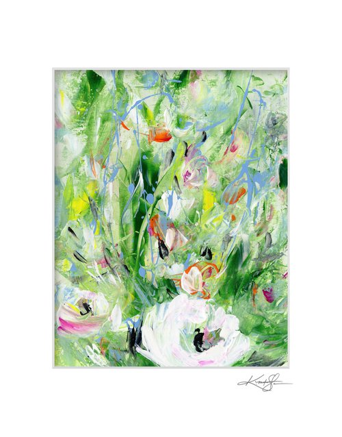Floral Jubilee 27 - Flower Painting by Kathy Morton Stanion by Kathy Morton Stanion