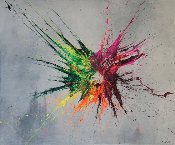 Big Bang (Spirits Of Skies 120105) (120 x 100 cm) XXL (48 x 40 inches)