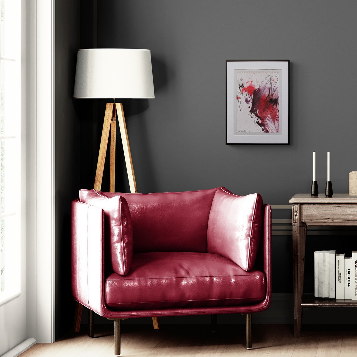 Abstract Painting By Daniela Schweinsberg, 12 X 16, Studio Conversations #33, Original Artwork