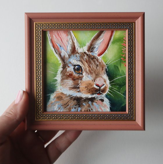 Bunny Miniature Painting