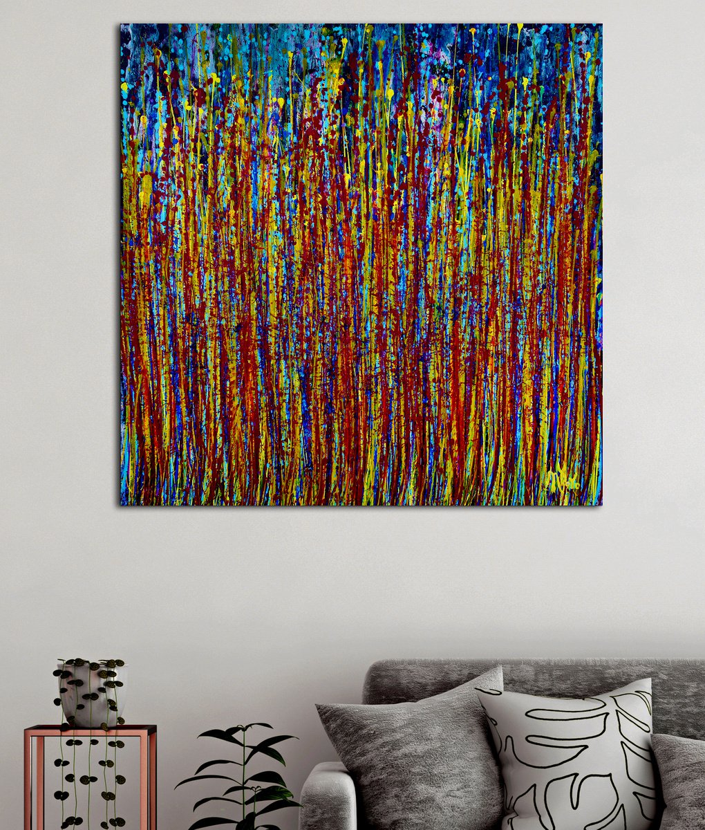 Blooming Garden 4 (Flow Spectra) By Nestor Toro By Nestor Toro, 26 X 27, Artwork For Sale On Artfinder