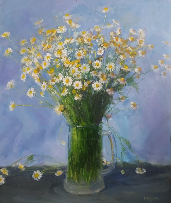 Tansy and daisies