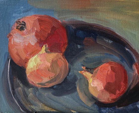 Running pomegranates