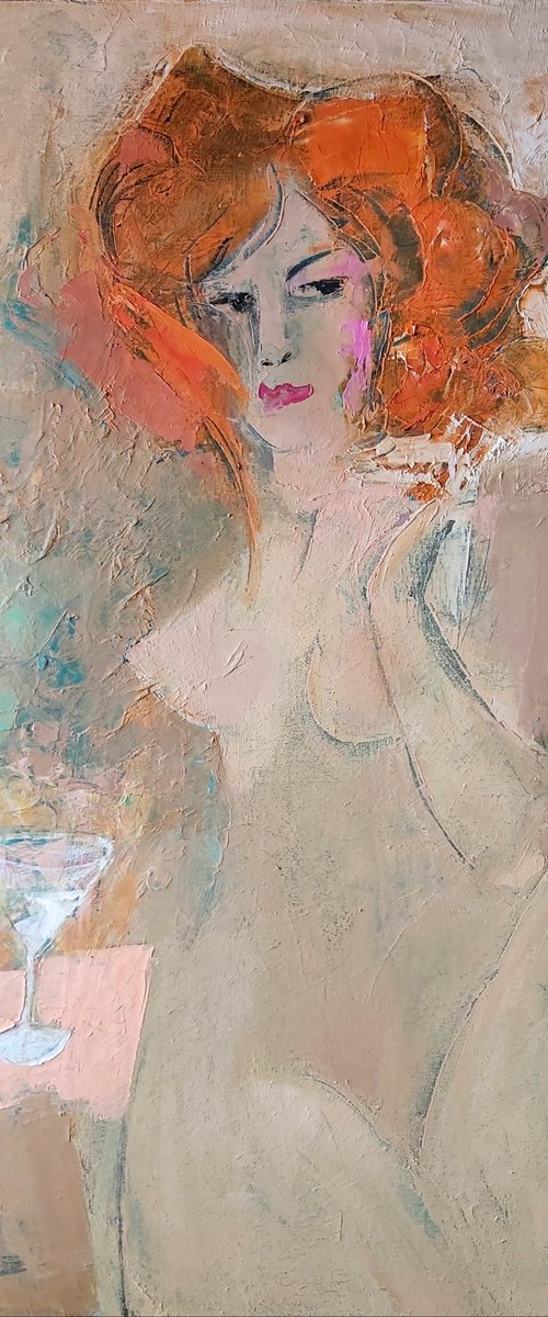 girl with red hair by Victoria Cozmolici