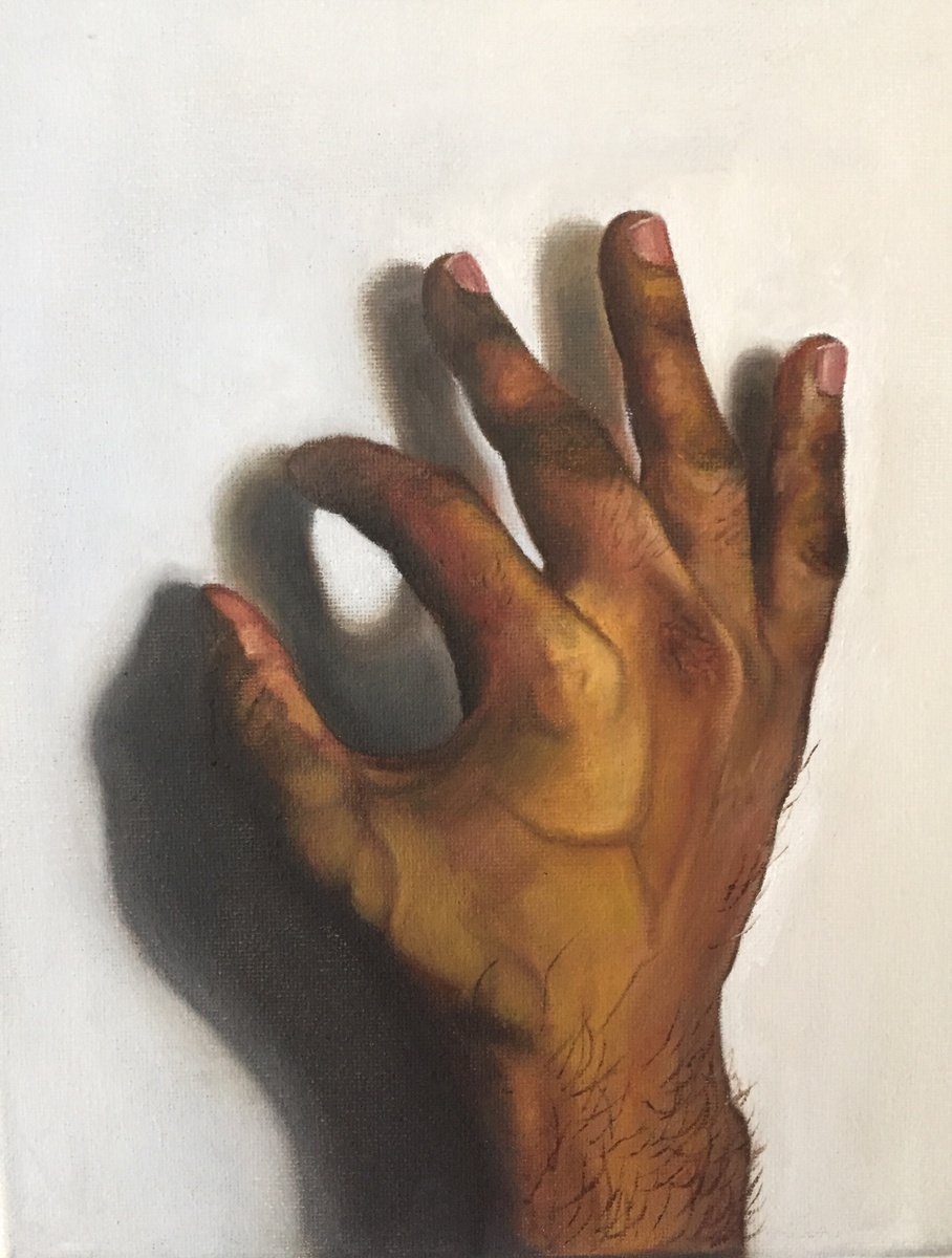 Self Hand Study by Vasudeva Pitta