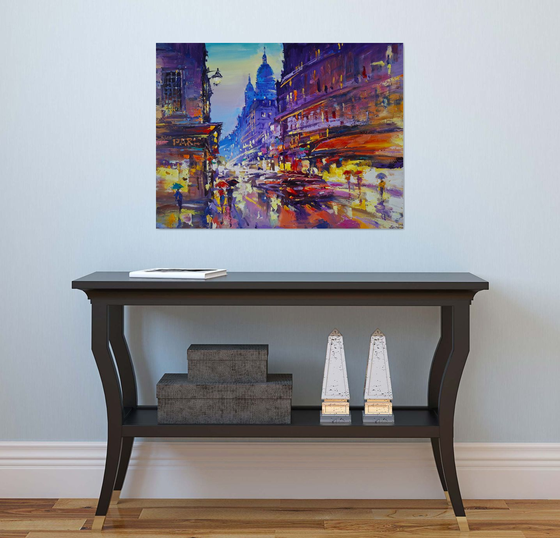 Montmartre Evening Reflections