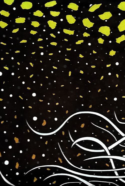 How deep is the sea! #6 (100 x 160 x 0,1cm) by Riccardo Ticco Capparella
