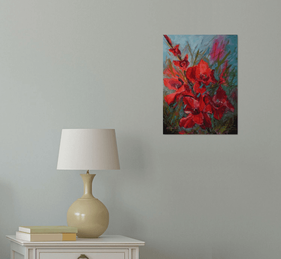 Scarlet Gladiolus