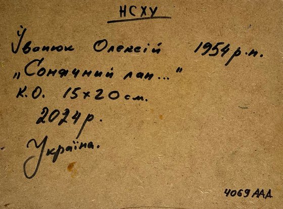 Sunny day in the field