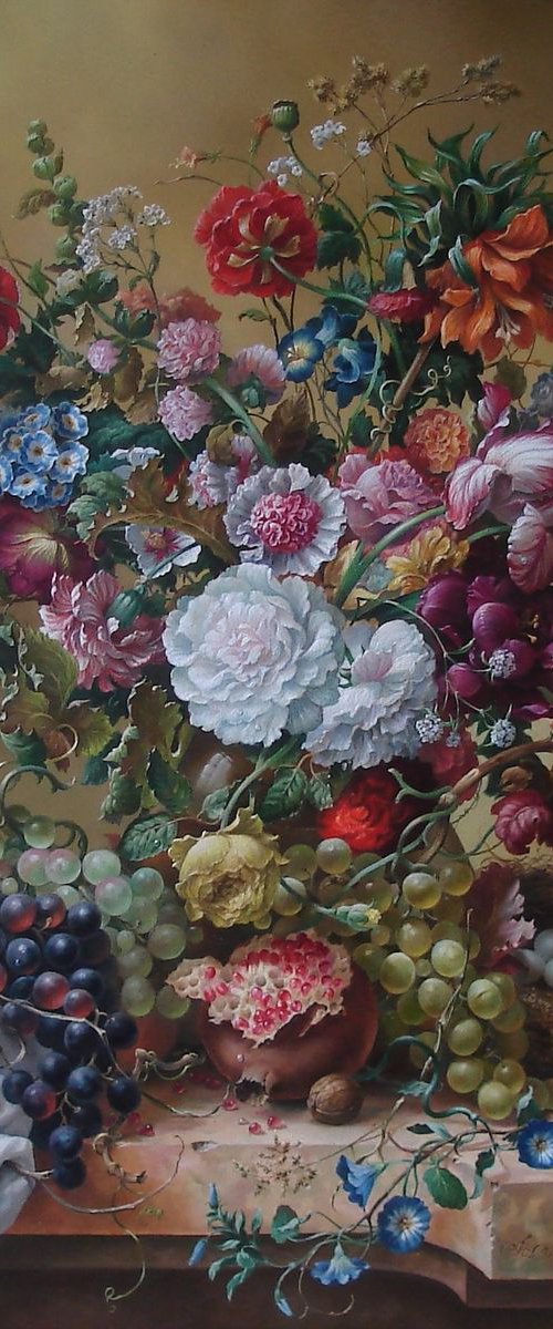 Still life with a nest by Alexander Mikhalchyk