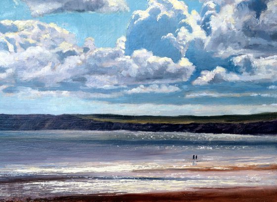 Sky over Filey Bay