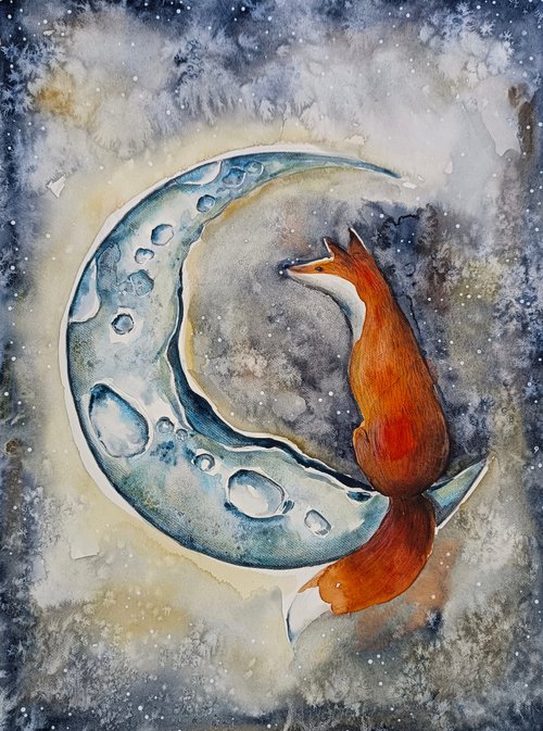 The Fox and The Moon by Evgenia Smirnova