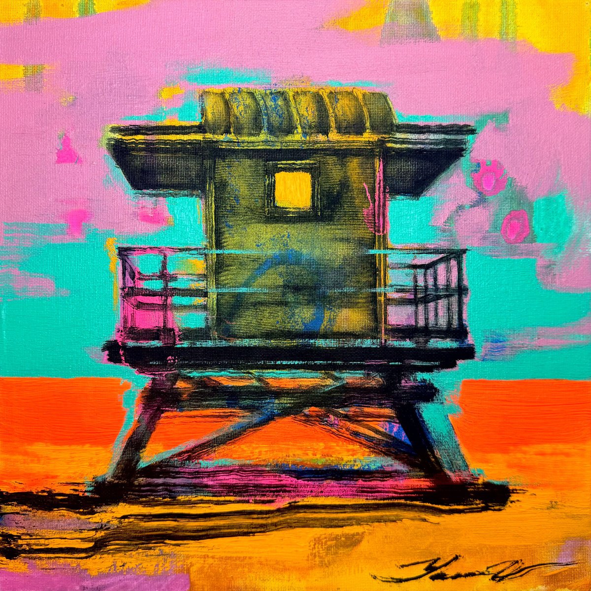 Yellow Window By Yaroslav Yasenev, 1 X 1, Artwork For Sale On Artfinder